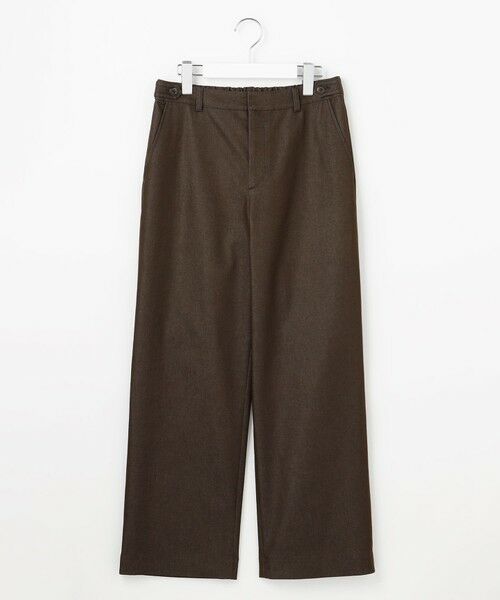 L size ONWARD(大きいサイズ) / エルサイズオンワード その他パンツ | TCシャンブレーサテンST ストレート パンツ | 詳細8