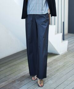 L size ONWARD(大きいサイズ) / エルサイズオンワード その他パンツ | 【SHIHOさん着用・セットアップ対応】ハイカウントブロードワイド ベイカーパンツ