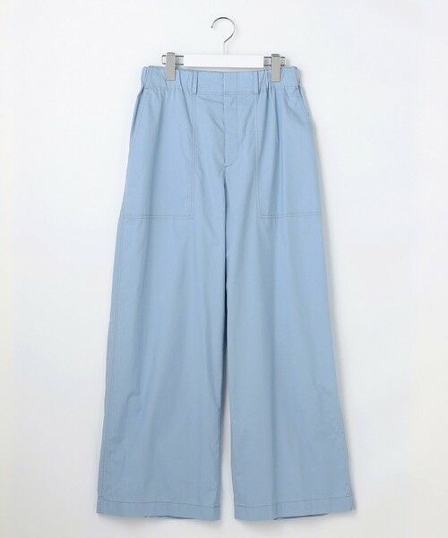 L size ONWARD(大きいサイズ) / エルサイズオンワード その他パンツ | 【SHIHOさん着用・セットアップ対応】ハイカウントブロードワイド ベイカーパンツ | 詳細11
