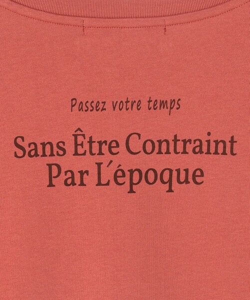 L size ONWARD(大きいサイズ) / エルサイズオンワード カットソー | ドロップショルダー メッセージ ロゴTシャツ | 詳細17