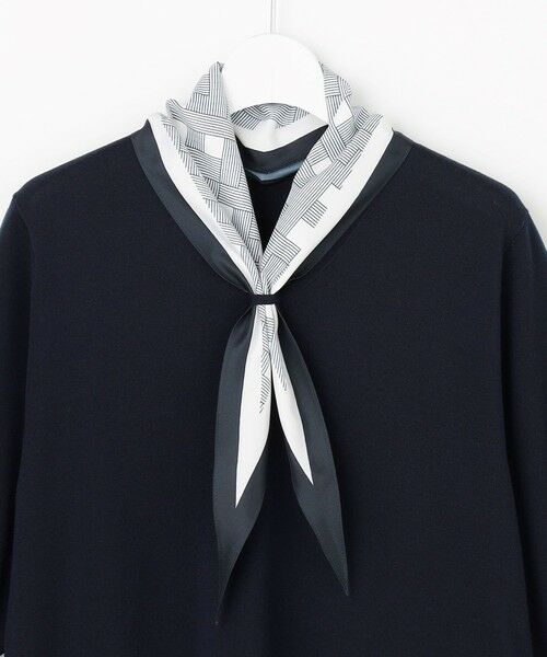 L size ONWARD(大きいサイズ) / エルサイズオンワード ニット・セーター | 【2WAY・シーンレスに活躍】SCARF KNIT Vネック ニット | 詳細4