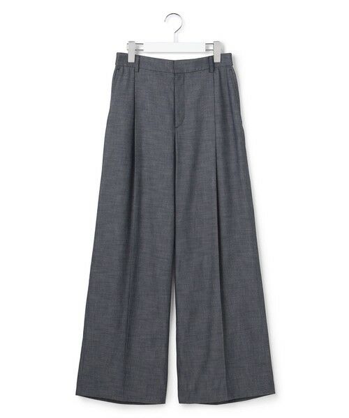 L size ONWARD(大きいサイズ) / エルサイズオンワード その他パンツ | デニムライクキュプラミックスワイド パンツ | 詳細6