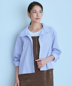 L size ONWARD(大きいサイズ) / エルサイズオンワード シャツ・ブラウス | クリーンブロード ハイネックシャツ