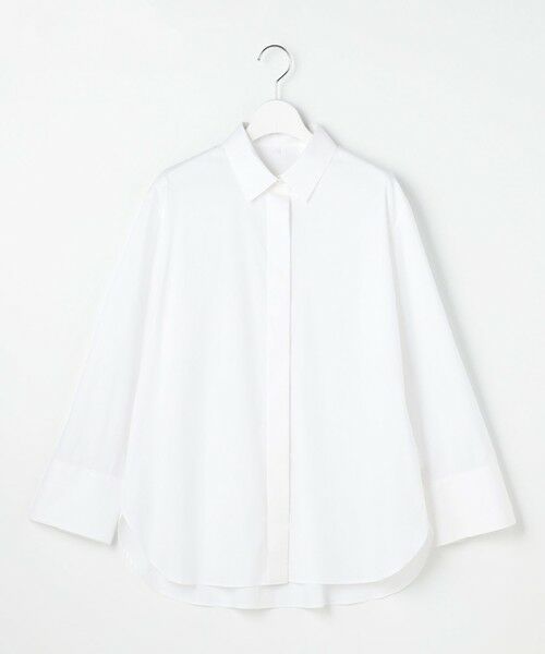 L size ONWARD(大きいサイズ) / エルサイズオンワード シャツ・ブラウス | 【SHIHOさん着用】エッセンシャルブロードベーシック シャツブラウス | 詳細15