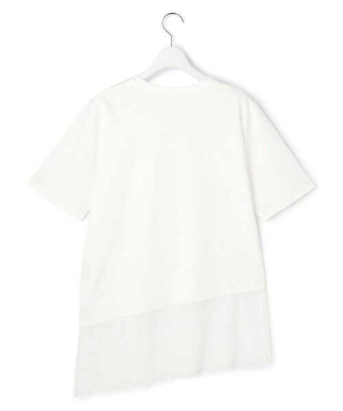 L size ONWARD(大きいサイズ) / エルサイズオンワード カットソー | 【WEB限定】レースレイヤードコンビ Tシャツ | 詳細6