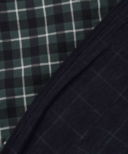 L size ONWARD(大きいサイズ) / エルサイズオンワード カットソー | シズルチェック バンドカラー カットソー | 詳細9