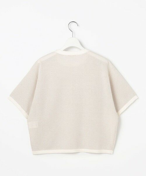 L size ONWARD(大きいサイズ) / エルサイズオンワード ニット・セーター | 【カタログ掲載】シアーメッシュニット Tシャツ | 詳細4