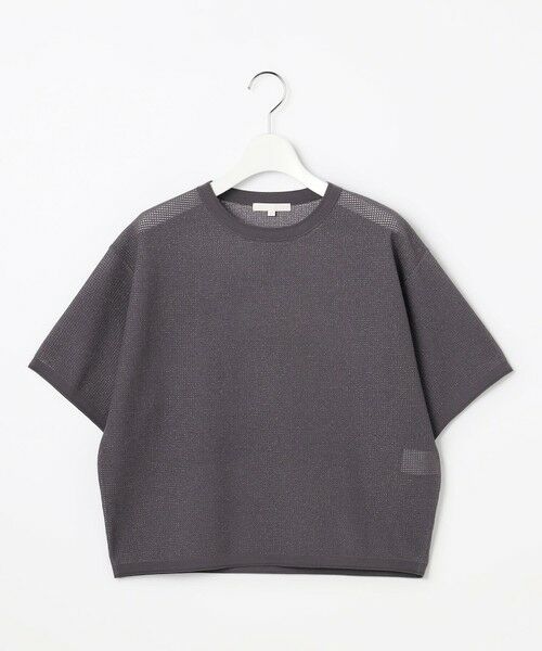 L size ONWARD(大きいサイズ) / エルサイズオンワード ニット・セーター | 【カタログ掲載】シアーメッシュニット Tシャツ | 詳細13