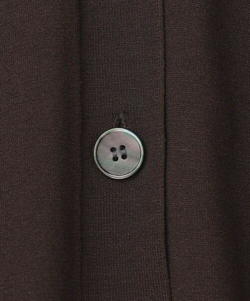 L size ONWARD(大きいサイズ) / エルサイズオンワード カーディガン・ボレロ | ヴィスコースストレッチ Vネック カーディガン | 詳細12