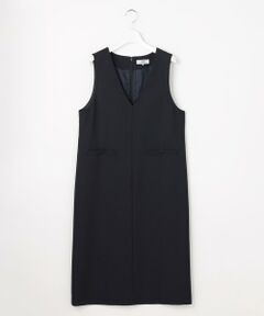 L size ONWARD(大きいサイズ) / エルサイズオンワード ロング・マキシ丈ワンピース | MULTI DRY クロス ワンピース