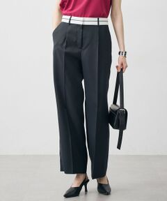 L size ONWARD(大きいサイズ) / エルサイズオンワード その他パンツ | トリクシオンライトツイル ストレートパンツ