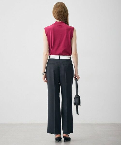 L size ONWARD(大きいサイズ) / エルサイズオンワード その他パンツ | トリクシオンライトツイル ストレートパンツ | 詳細10