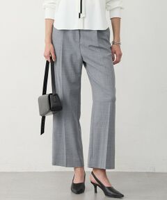 L size ONWARD(大きいサイズ) / エルサイズオンワード その他パンツ | ウール2WAYストレッチ サスペンダー付きワイドストレートパンツ