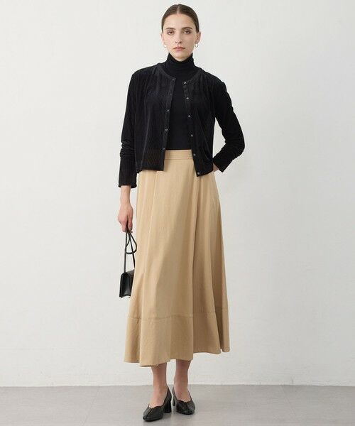 L size ONWARD(大きいサイズ) / エルサイズオンワード カットソー | パウダリーチュール ハイネックトップス | 詳細15