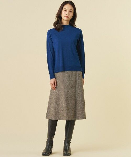 L size ONWARD(大きいサイズ) / エルサイズオンワード ニット・セーター | 【シーンレスに活躍】PURE WOOL ハイネック ニット | 詳細6