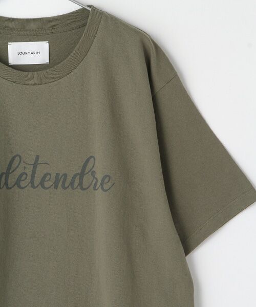 LOURMARIN / ルールマラン カットソー | 【夏にヘビロテ必須の綿100%ロゴプリントビックTシャツ（半袖）】 | 詳細2