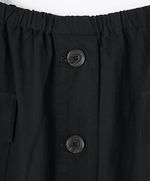 LOURMARIN / ルールマラン ロング・マキシ丈スカート | 【きれいめナチュラルで軽い着心地♪リネンミックスのフロントボタンスカート】 | 詳細1