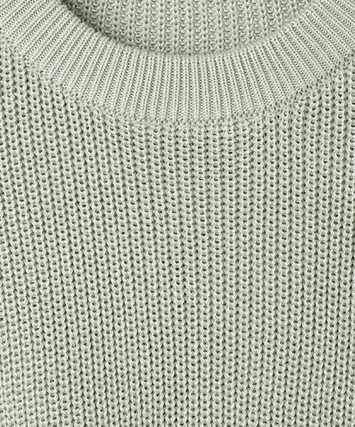 LOURMARIN / ルールマラン ニット・セーター | 【さりげなく光沢糸とマットな糸を合わせた表情のある編地使いプルオーバー】 | 詳細5