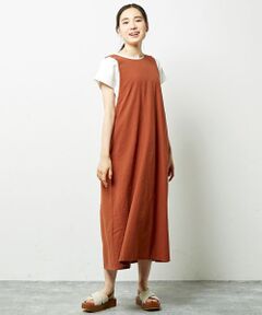 LOGEMENT DE CLAIRE / ロジュモンドクレール ロング・マキシ丈ワンピース | 【綺麗なAラインシルエットが嬉しいジャンスカ】