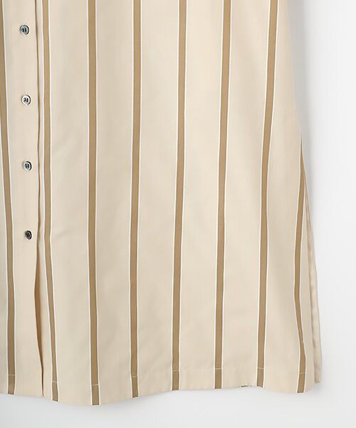 LOGEMENT DE CLAIRE / ロジュモンドクレール シャツ・ブラウス | T/Cストライプロングシャツ | 詳細4