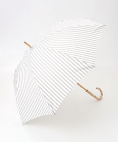 《WEB限定》【because/ビコーズ】晴雨兼用 StripeとDotsの傘