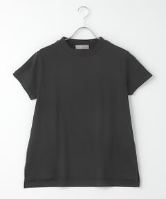 コンパクトモックネックTシャツ