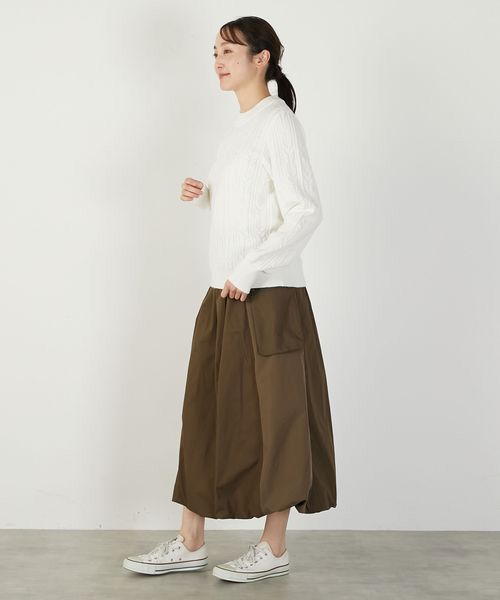 LOGEMENT DE CLAIRE / ロジュモンドクレール ニット・セーター | 【ケーブル編みクルーネックプルオーバー】 | 詳細5