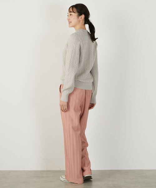 LOGEMENT DE CLAIRE / ロジュモンドクレール ニット・セーター | 【ケーブル編みクルーネックプルオーバー】 | 詳細17