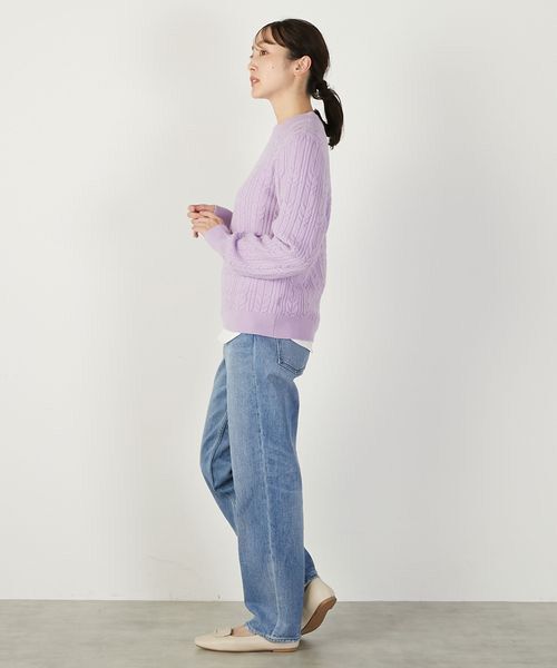 LOGEMENT DE CLAIRE / ロジュモンドクレール ニット・セーター | 【ケーブル編みクルーネックプルオーバー】 | 詳細26