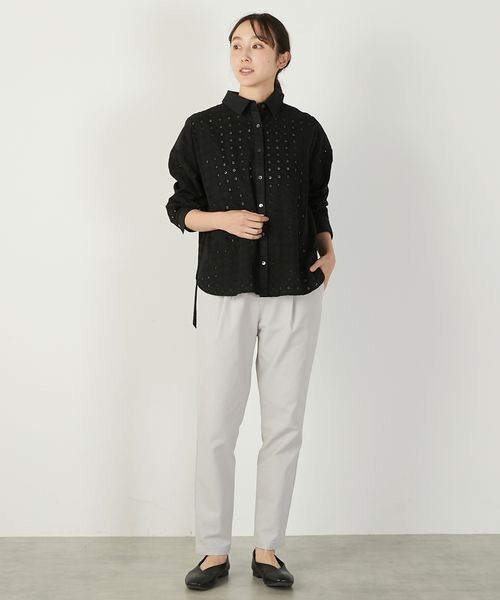 LOGEMENT DE CLAIRE / ロジュモンドクレール その他パンツ | 《定番》ストレッチスリムテーパードパンツ(一部WEB限定カラー ) | 詳細9