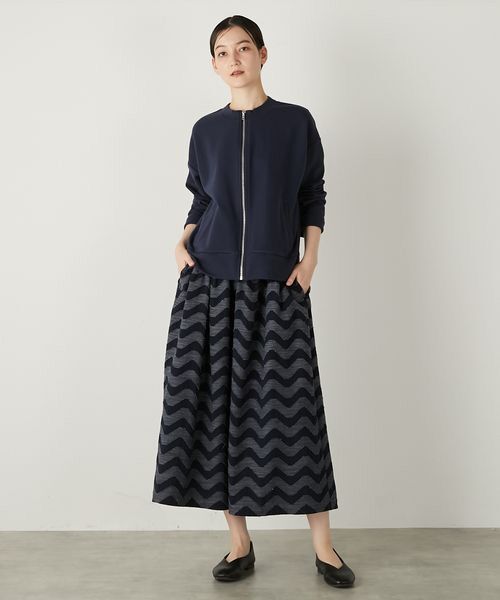LOGEMENT DE CLAIRE / ロジュモンドクレール ロング・マキシ丈スカート | 【なみなみジャガード切り替えロングスカート】 | 詳細25