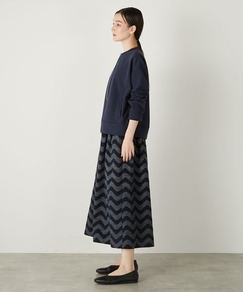 LOGEMENT DE CLAIRE / ロジュモンドクレール ロング・マキシ丈スカート | 【なみなみジャガード切り替えロングスカート】 | 詳細26