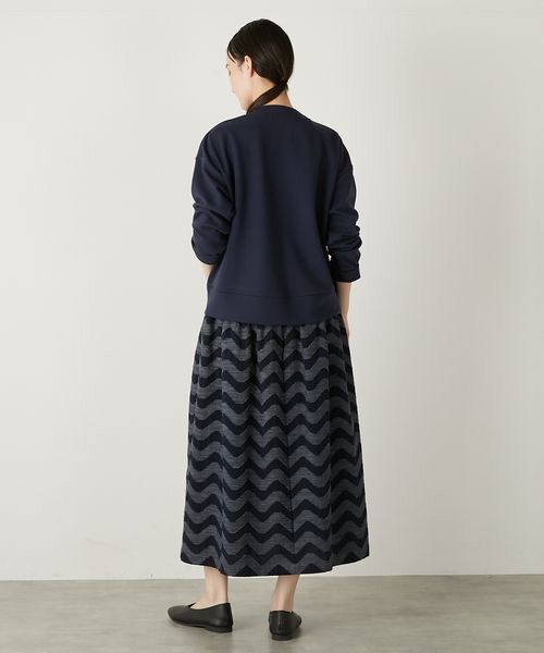 LOGEMENT DE CLAIRE / ロジュモンドクレール ロング・マキシ丈スカート | 【なみなみジャガード切り替えロングスカート】 | 詳細27
