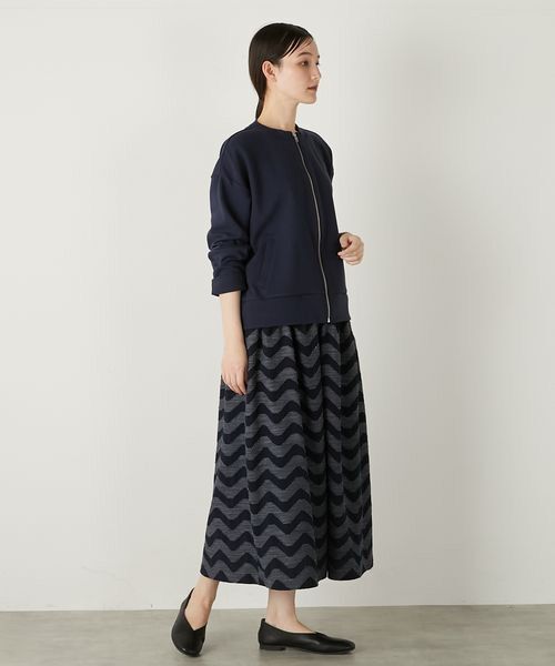 LOGEMENT DE CLAIRE / ロジュモンドクレール ロング・マキシ丈スカート | 【なみなみジャガード切り替えロングスカート】 | 詳細28
