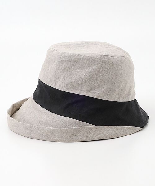 LOGEMENT DE CLAIRE / ロジュモンドクレール ハット | 【ナチュラルな風合いのサンドウォッシュリネンハット】 | 詳細1