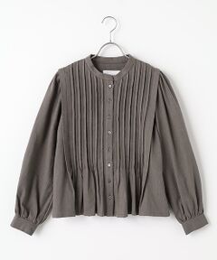 LOGEMENT DE CLAIRE / ロジュモンドクレール シャツ・ブラウス | 【LOURMARIN】綿麻タックブラウス