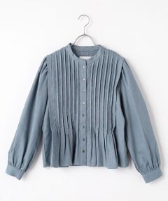 LOGEMENT DE CLAIRE / ロジュモンドクレール シャツ・ブラウス | 【LOURMARIN】綿麻タックブラウス