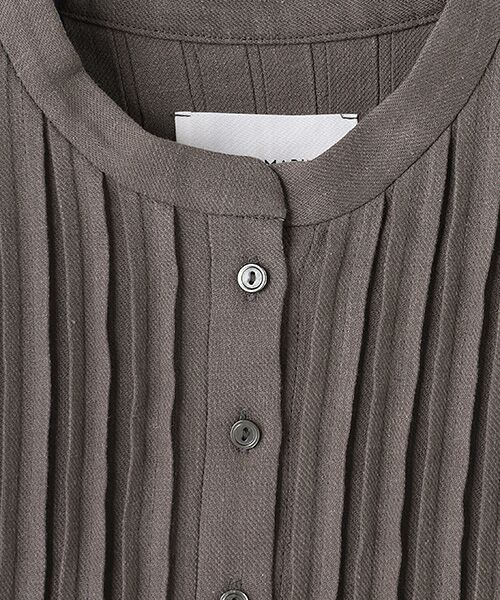 LOGEMENT DE CLAIRE / ロジュモンドクレール シャツ・ブラウス | 【LOURMARIN】綿麻タックブラウス | 詳細1