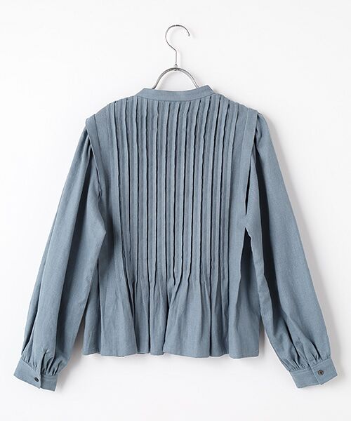 LOGEMENT DE CLAIRE / ロジュモンドクレール シャツ・ブラウス | 【LOURMARIN】綿麻タックブラウス | 詳細2