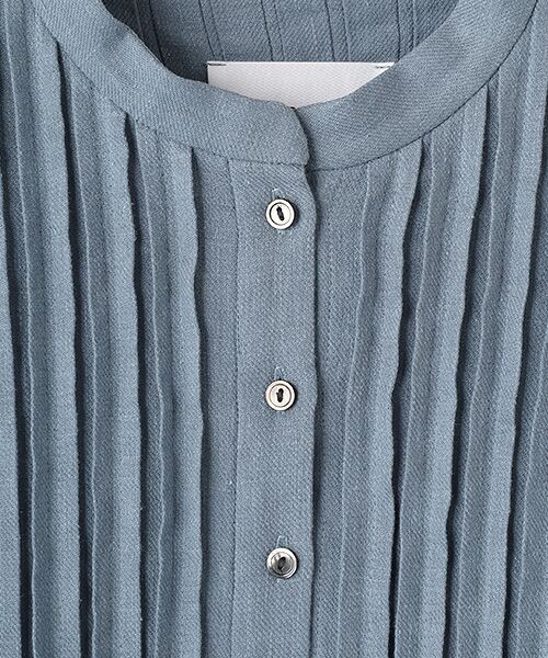 LOGEMENT DE CLAIRE / ロジュモンドクレール シャツ・ブラウス | 【LOURMARIN】綿麻タックブラウス | 詳細5