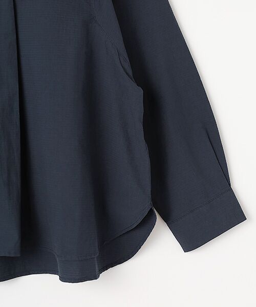 LOGEMENT DE CLAIRE / ロジュモンドクレール シャツ・ブラウス | 【コットンシャドーボーダースキッパー切替ブラウス】 | 詳細12