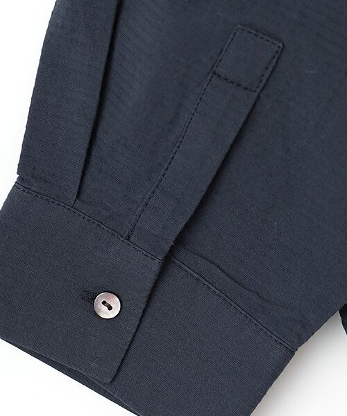 LOGEMENT DE CLAIRE / ロジュモンドクレール シャツ・ブラウス | 【コットンシャドーボーダースキッパー切替ブラウス】 | 詳細13