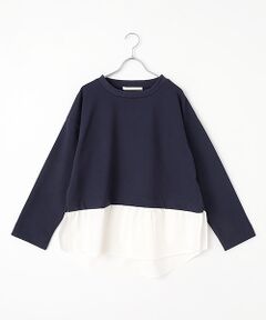 LOGEMENT DE CLAIRE / ロジュモンドクレール カットソー | 【レイヤード風ドッキングプルオーバー】