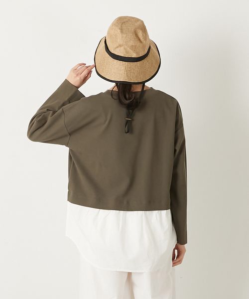 LOGEMENT DE CLAIRE / ロジュモンドクレール カットソー | 【レイヤード風ドッキングプルオーバー】 | 詳細4