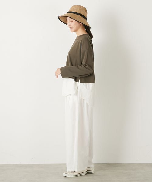 LOGEMENT DE CLAIRE / ロジュモンドクレール カットソー | 【レイヤード風ドッキングプルオーバー】 | 詳細8