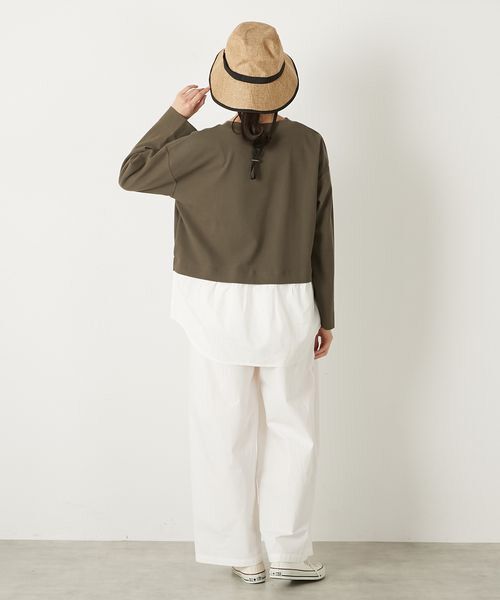 LOGEMENT DE CLAIRE / ロジュモンドクレール カットソー | 【レイヤード風ドッキングプルオーバー】 | 詳細9