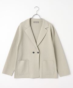 LOURMARIN / ルールマラン 【シアーリブ編みクルーネックコンパクトカーディガン】 LOURMARIN / ルールマラン （レディース） カーディガン・ボレロ