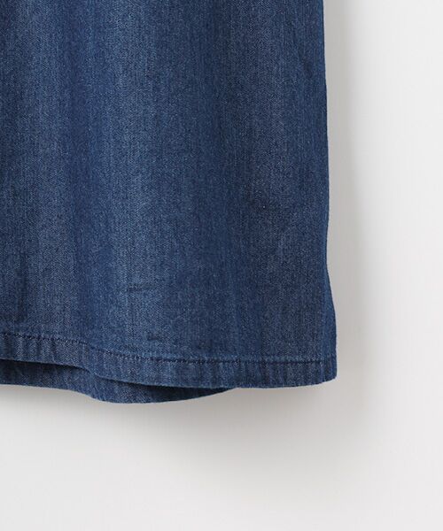 LOGEMENT DE CLAIRE / ロジュモンドクレール ロング・マキシ丈ワンピース | 【コットンライトデニムシャツワンピース】 | 詳細4