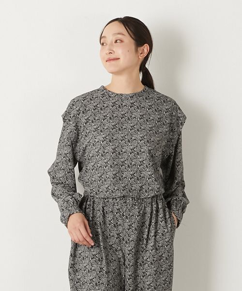 LOGEMENT DE CLAIRE / ロジュモンドクレール シャツ・ブラウス | 【ペイズリープリントショルダータックブラウス】 | 詳細5