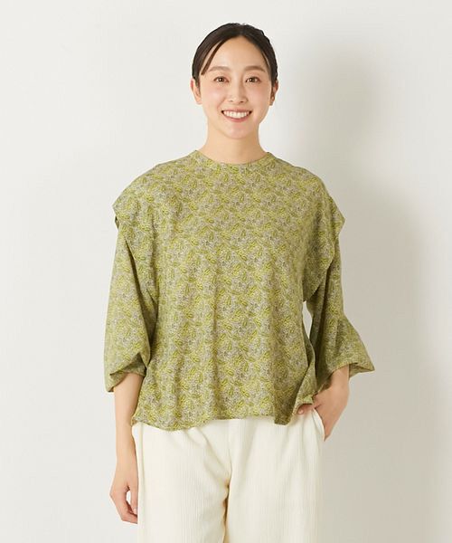 LOGEMENT DE CLAIRE / ロジュモンドクレール シャツ・ブラウス | 【ペイズリープリントショルダータックブラウス】 | 詳細12